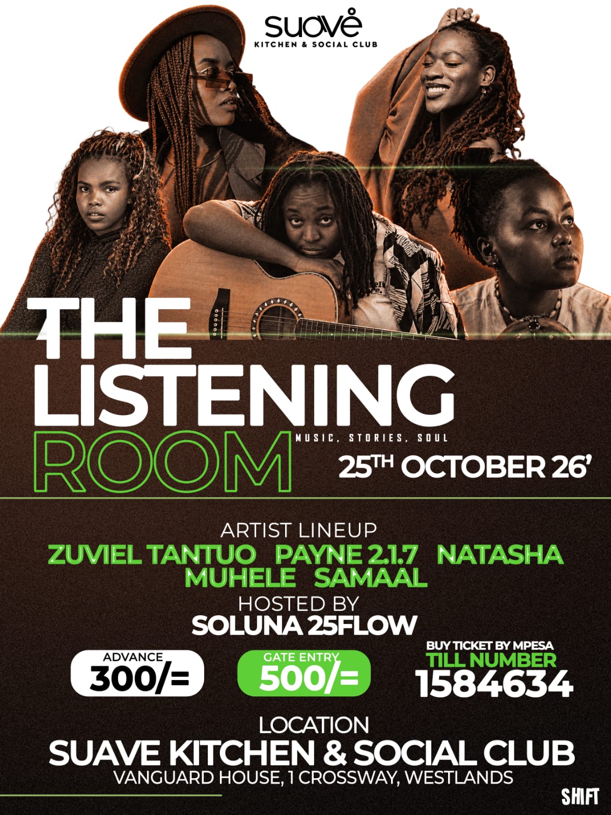 WESTLANDS: The Listening Room 25th October