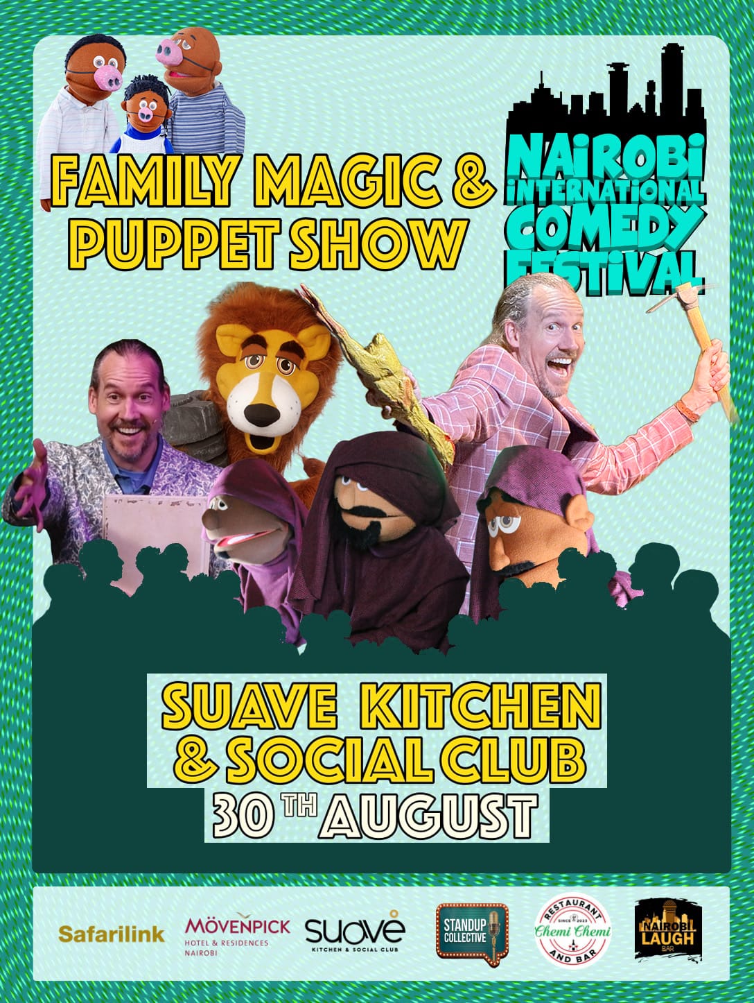 WESTLANDS: NICF Family Magic & Puppet Show 30th Aug