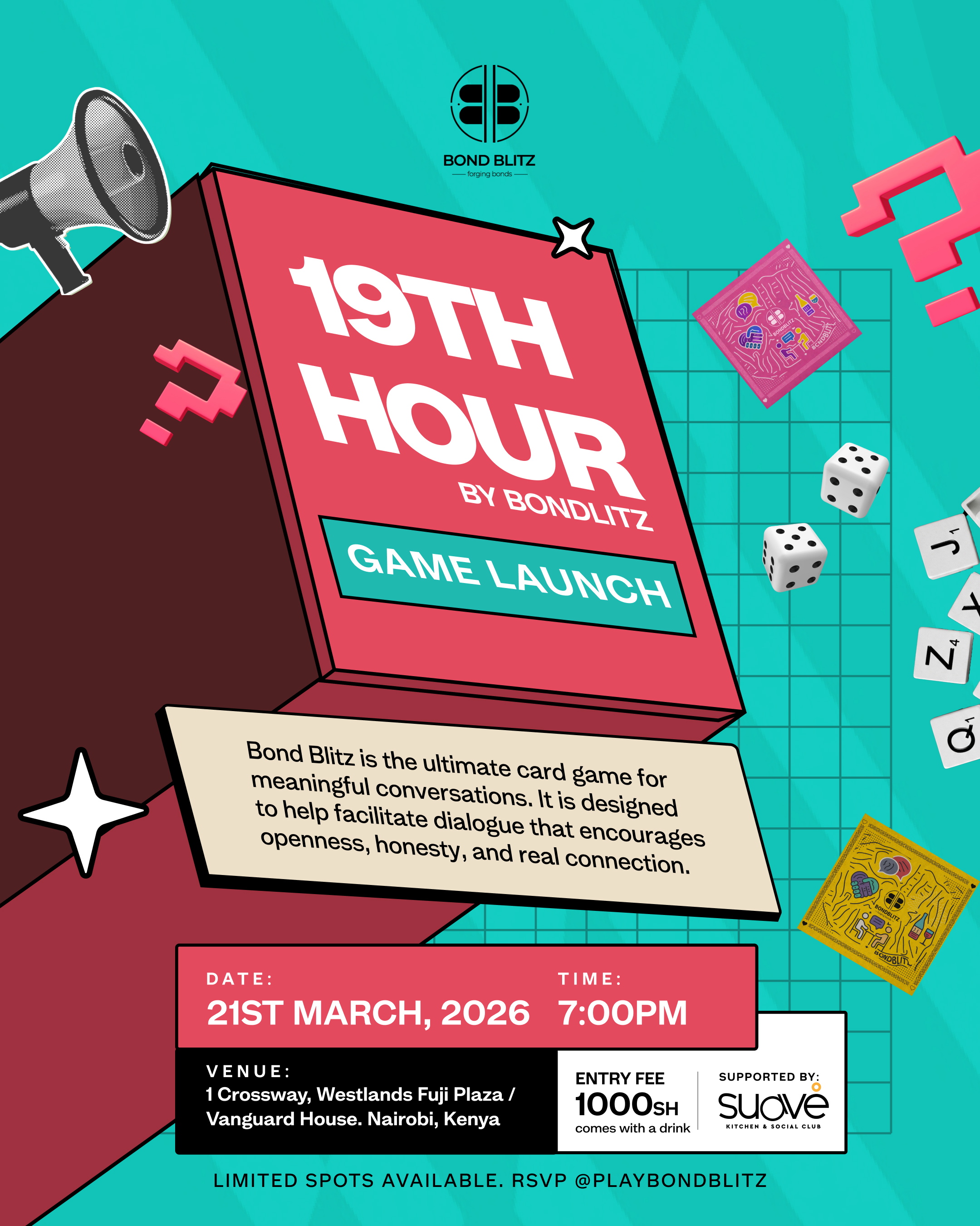 WESTLANDS: Game Night by Bond Blitz