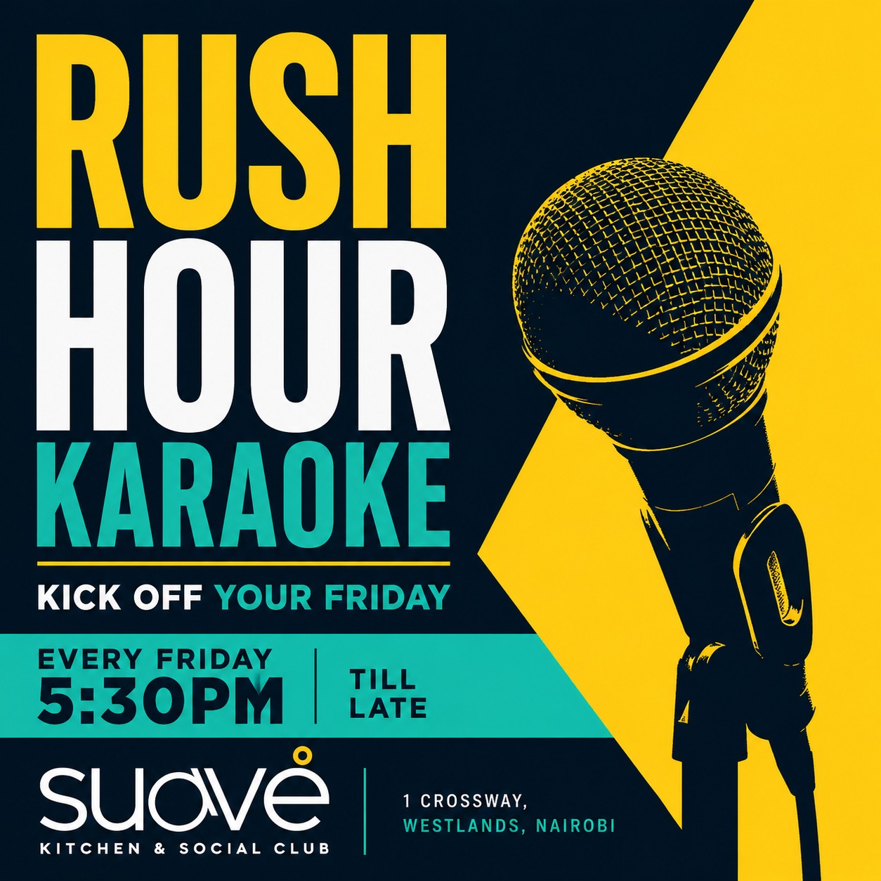 WESTLANDS: Rush Hour Karaoke 25th September