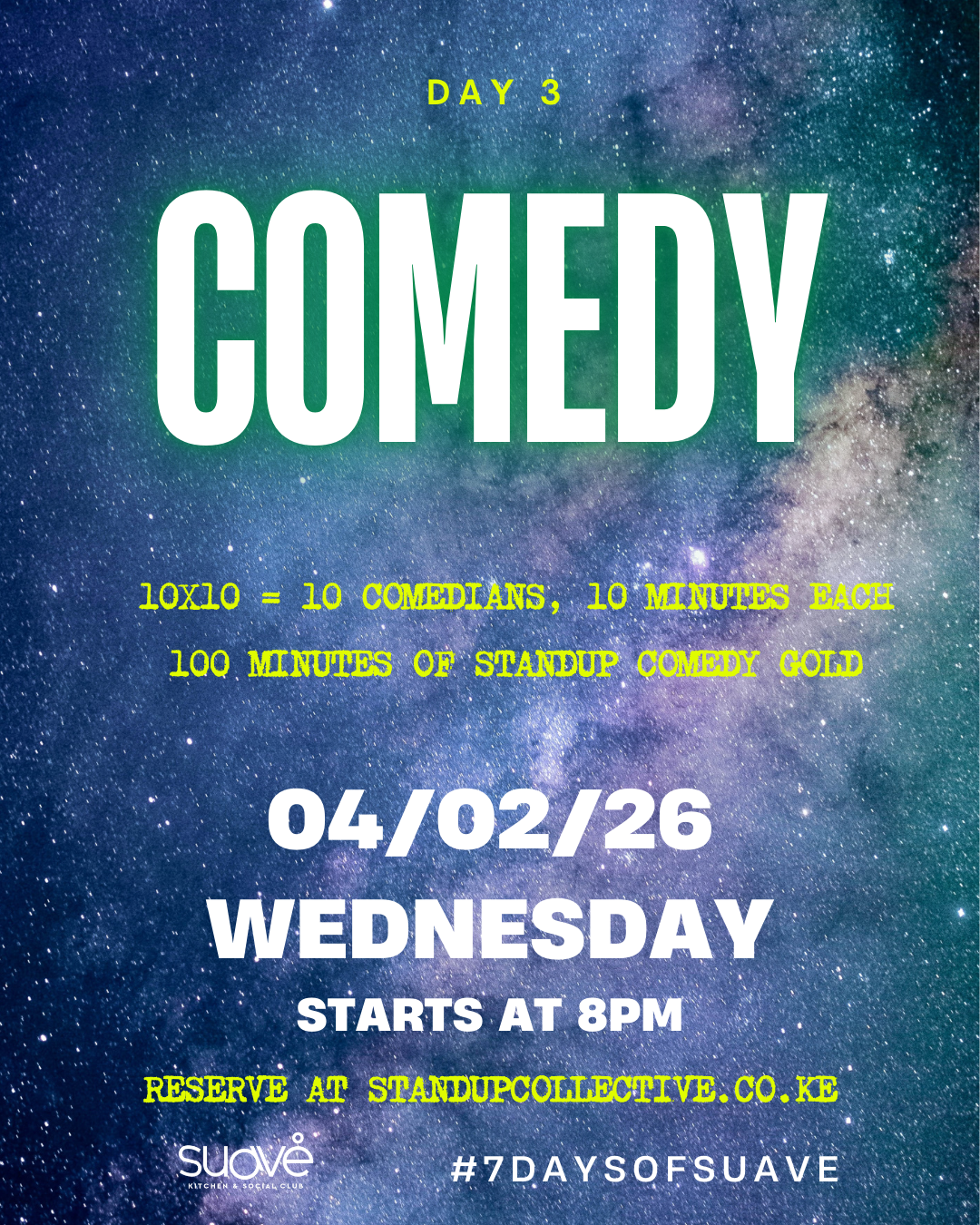 Suave Launch 10x10  4th Feb