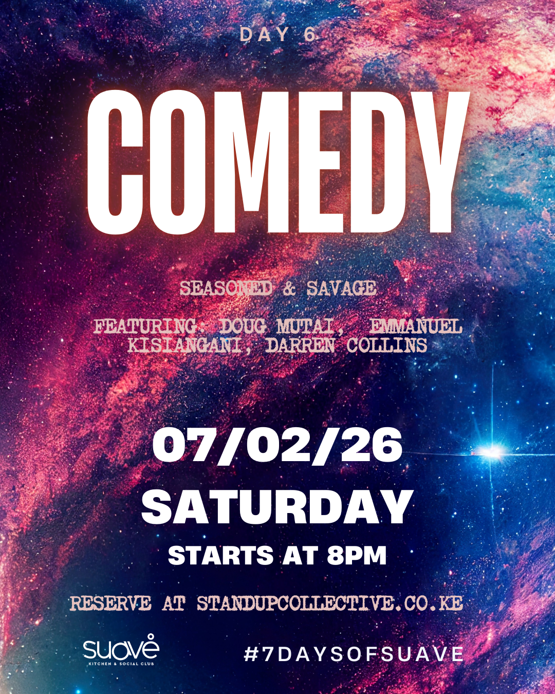 Suave Launch Seasoned and Savage 7th Feb