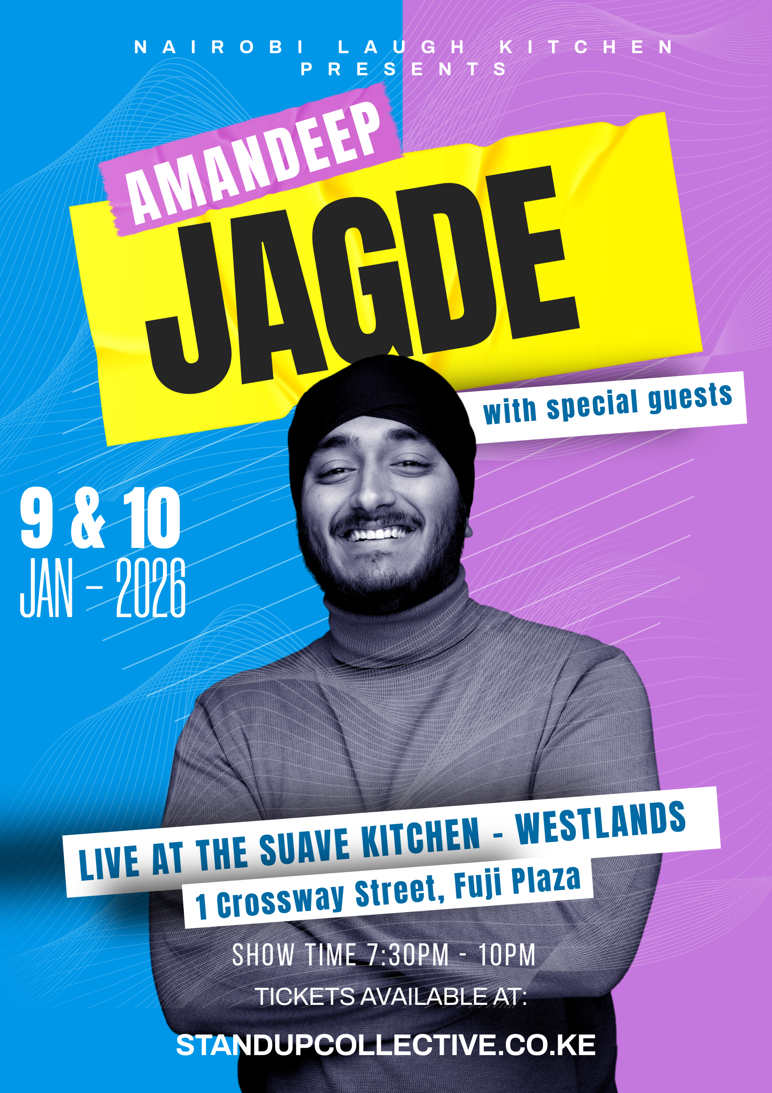 NAIROBI LAUGH KITCHEN PRESENTS  AMANDEEP JADGE - DAY 1