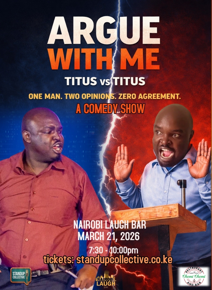 LAVINGTON: Arguе With Me – A Titus Mutai Comedy Experience