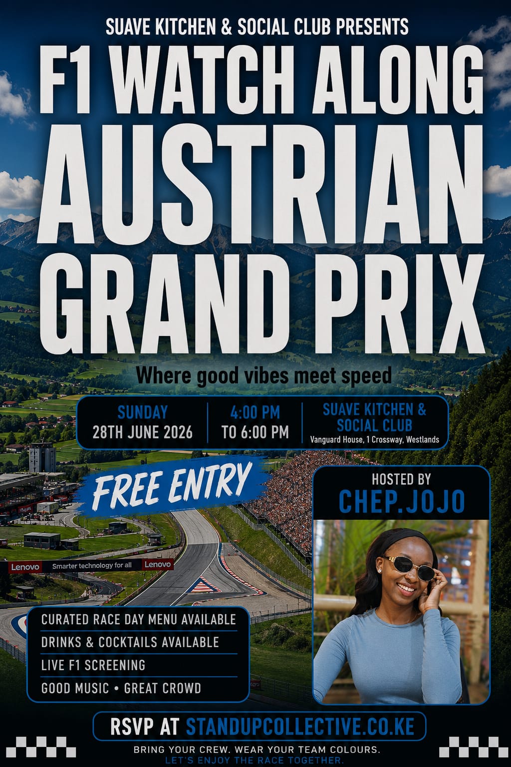 WESTLANDS: Fast Cars & Good Vibes F1 Austrian GP Watch Party