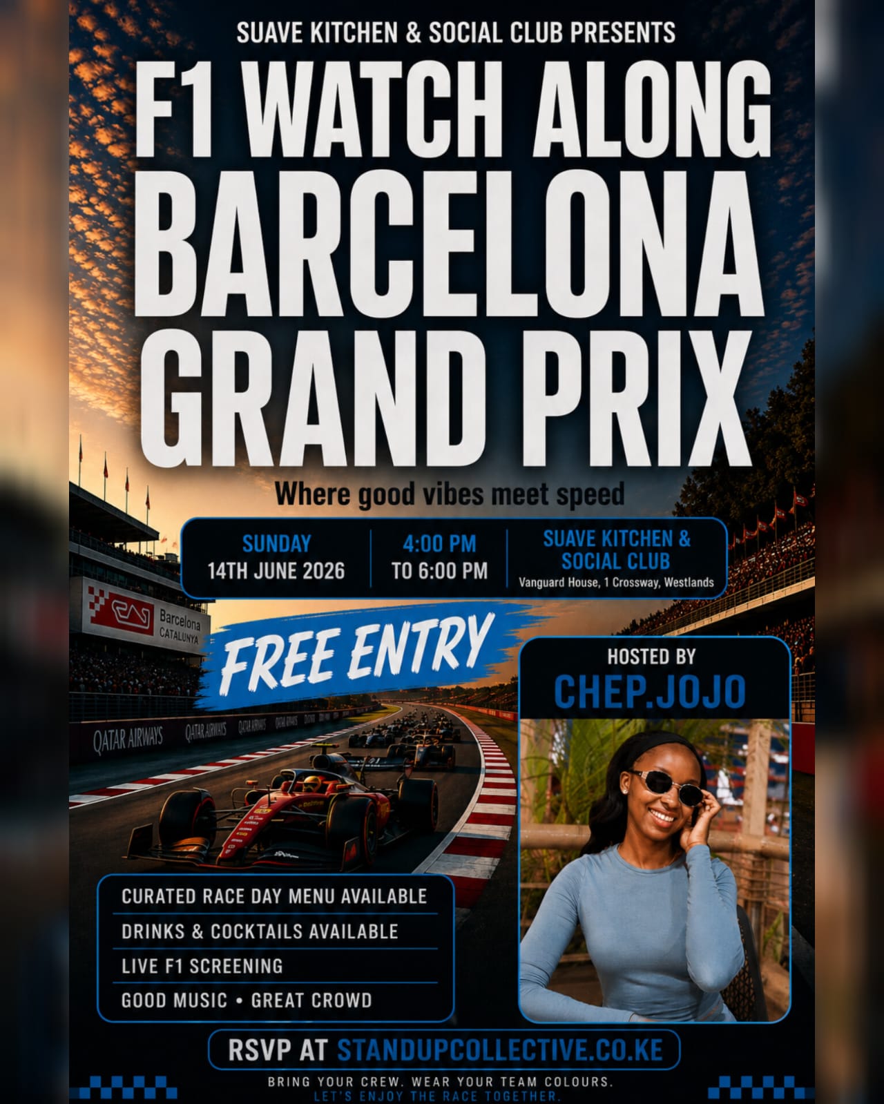 WESTLANDS: Fast Cars & Good Vibes F1 Barcelona_ Catalunya GP Watch Party