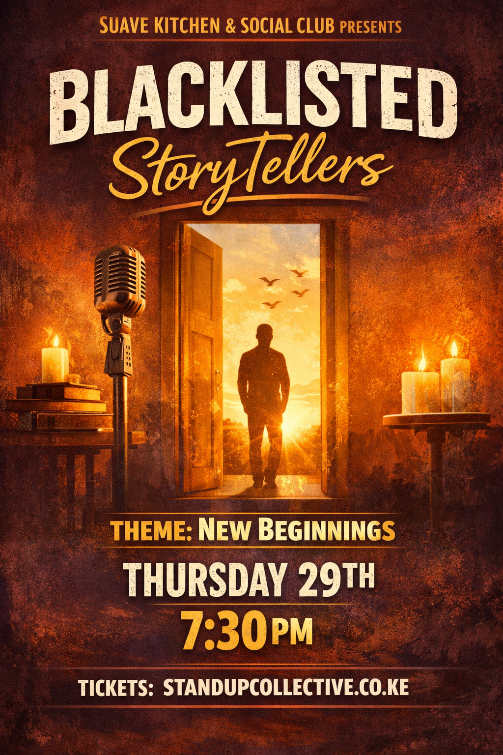 WESTLANDS: BLACKLISTED STORY TELLERS at Suave Kitchen