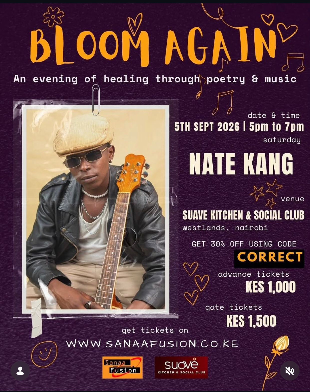 WESTLANDS: Bloom Again 5th SEP