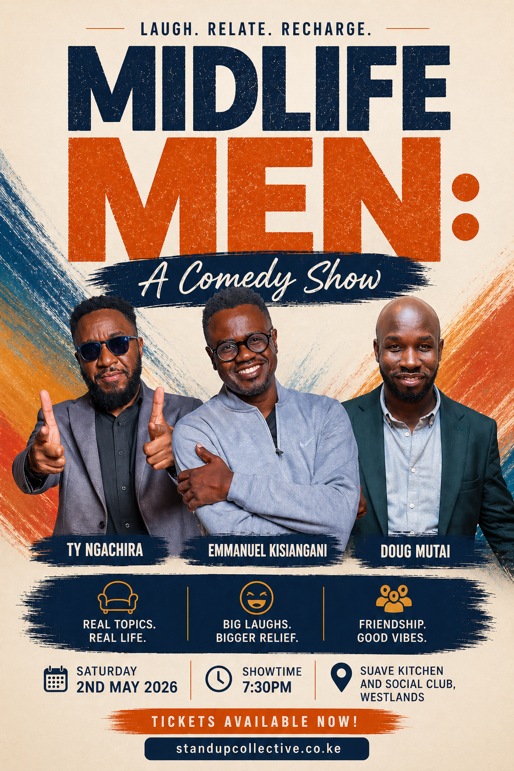 WESTLANDS: Midlife Men 2nd May