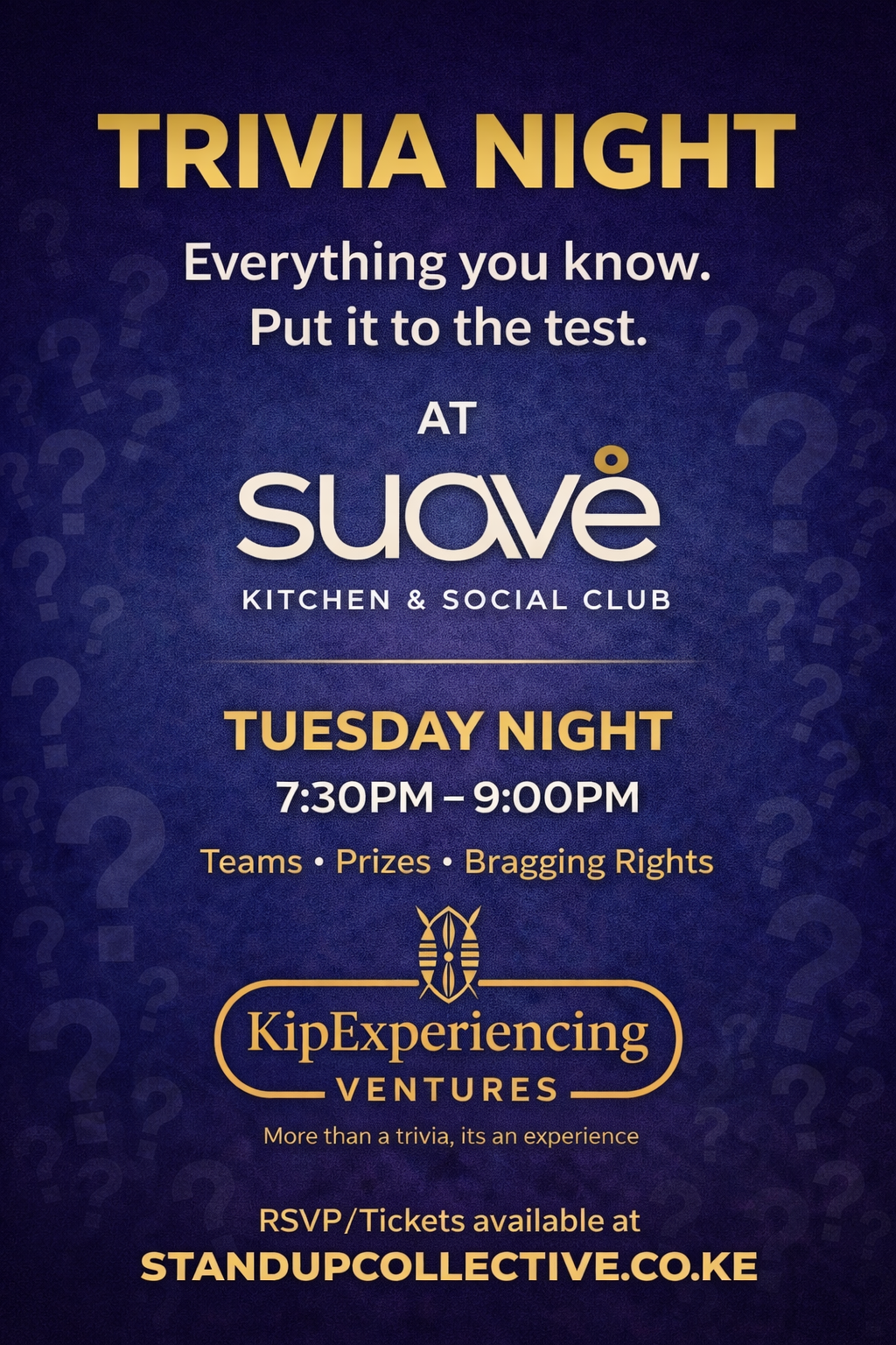 SUAVE TRIVIA NIGHT 