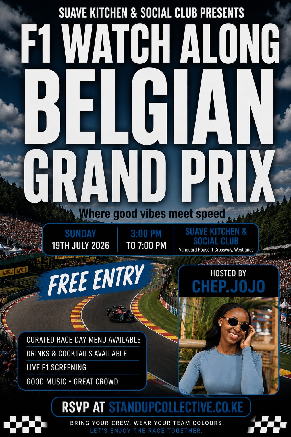 WESTLANDS: Fast Cars & Good Vibes F1 Belgian GP Watch Party 19th July