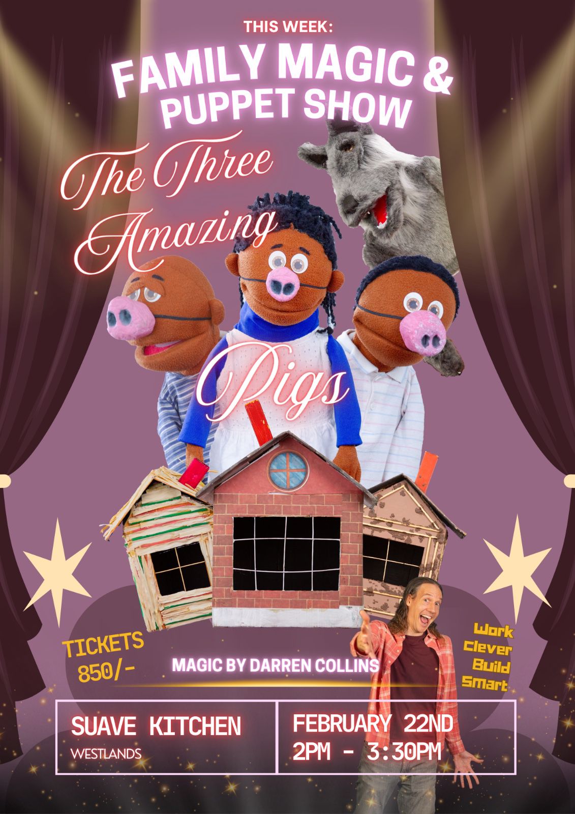 WESTLANDS Magic and Puppets Family Show 22nd Feb