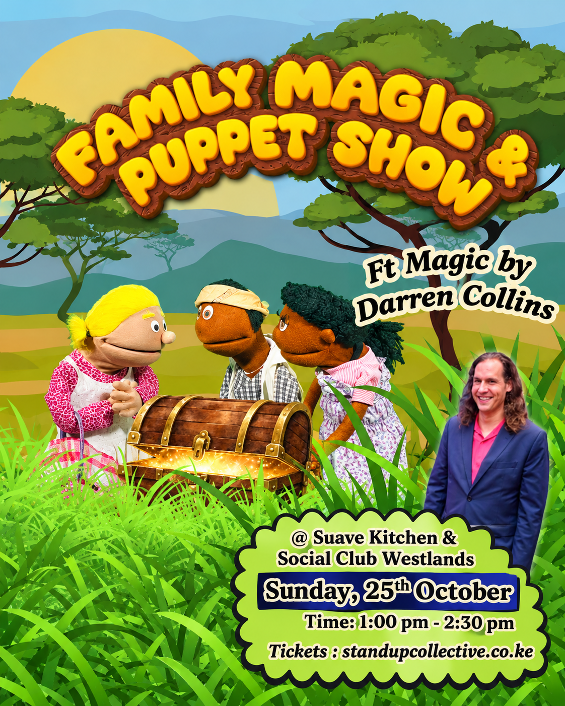 WESTLANDS: Family Magic & Puppet Show 25th October