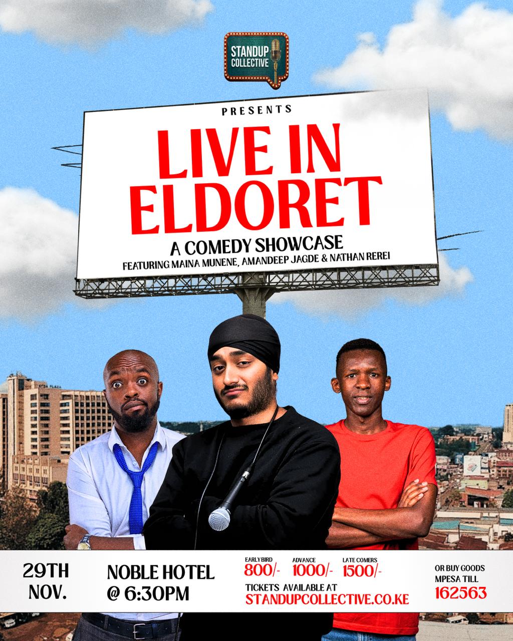 LIVE IN ELDORET:Comedy Showcase