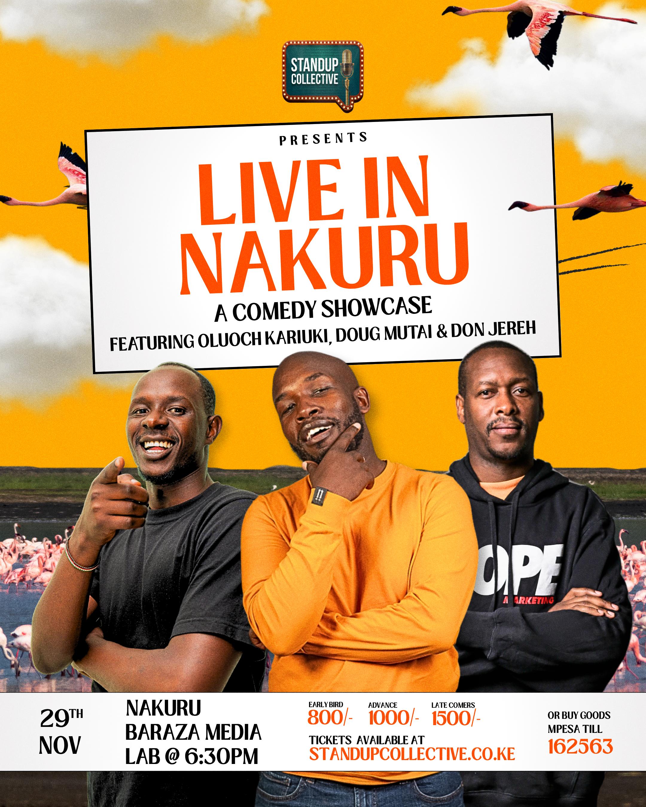 LIVE IN NAKURU: A Comedy Showcase