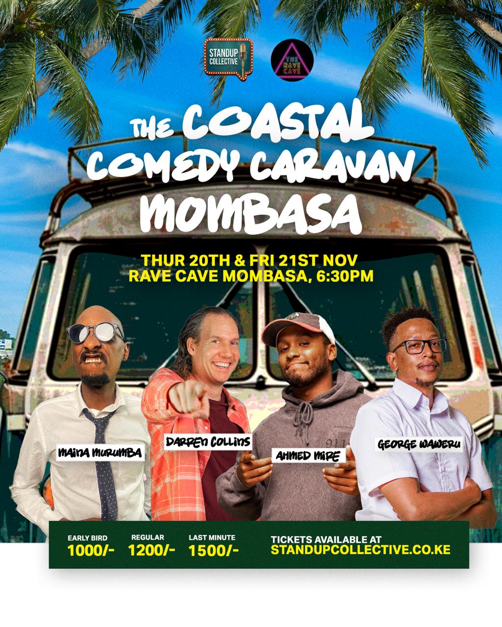 THE COASTAL COMEDY CARAVAN – Rave Cave, Mombasa Day 02