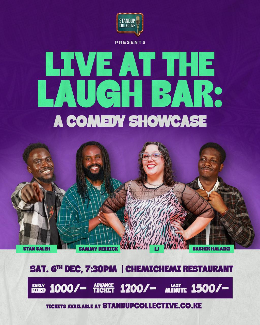 Live at the Laugh Bar: A comedy Showcase 6th December 