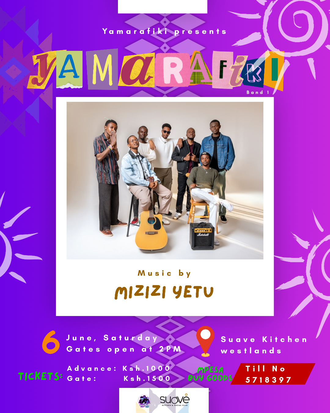 WESTLANDS:  Music by Mizizi Yetu band