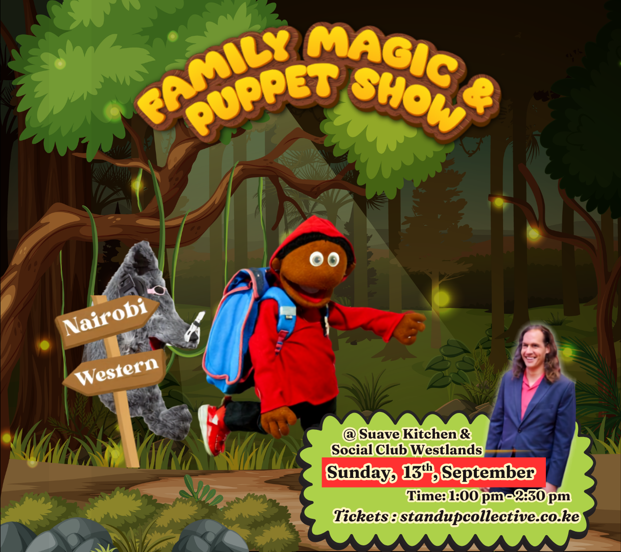 Family Magic & Puppet Show 13th September