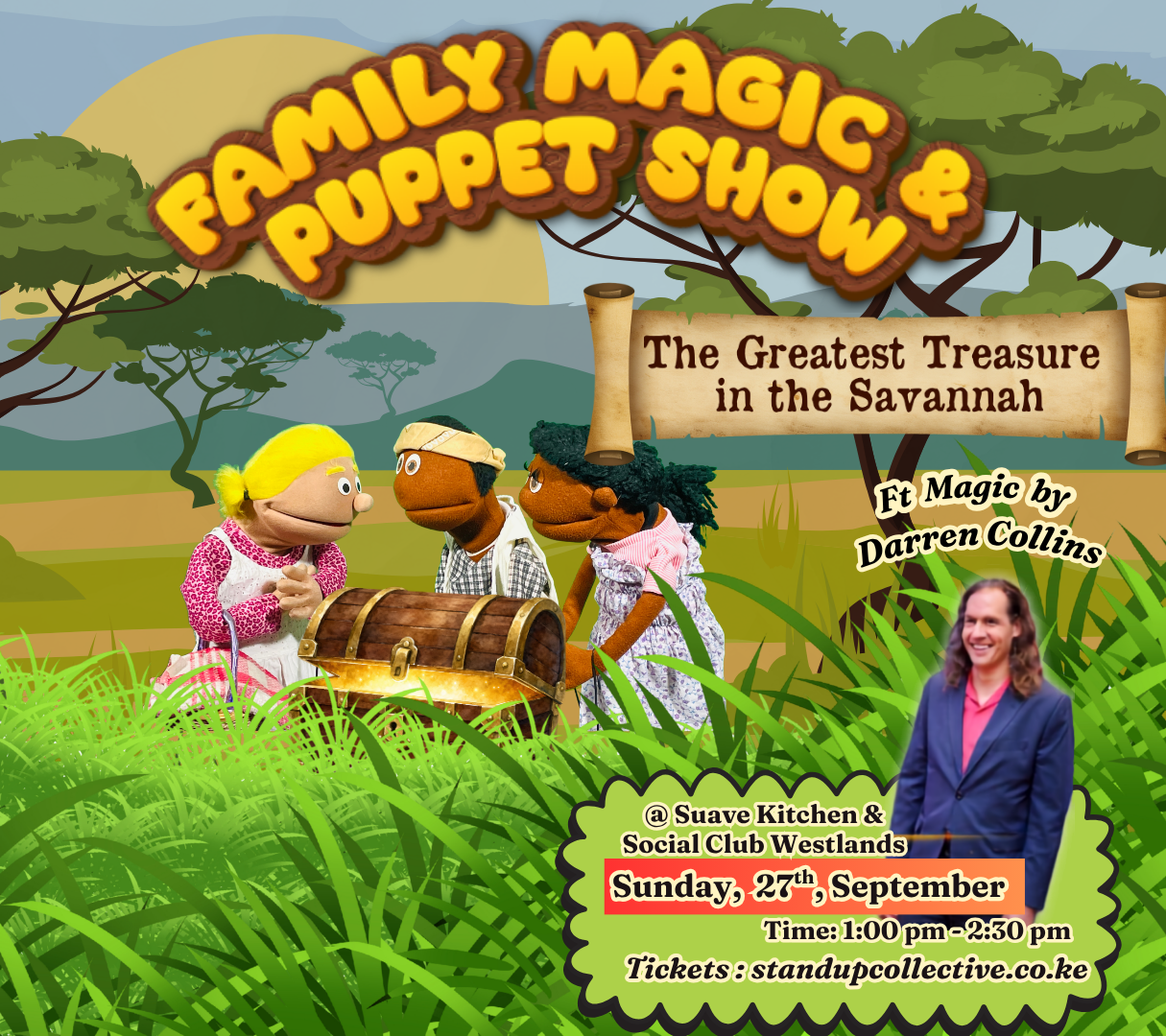 WESTLANDS: Family Magic & Puppet Show 27th September
