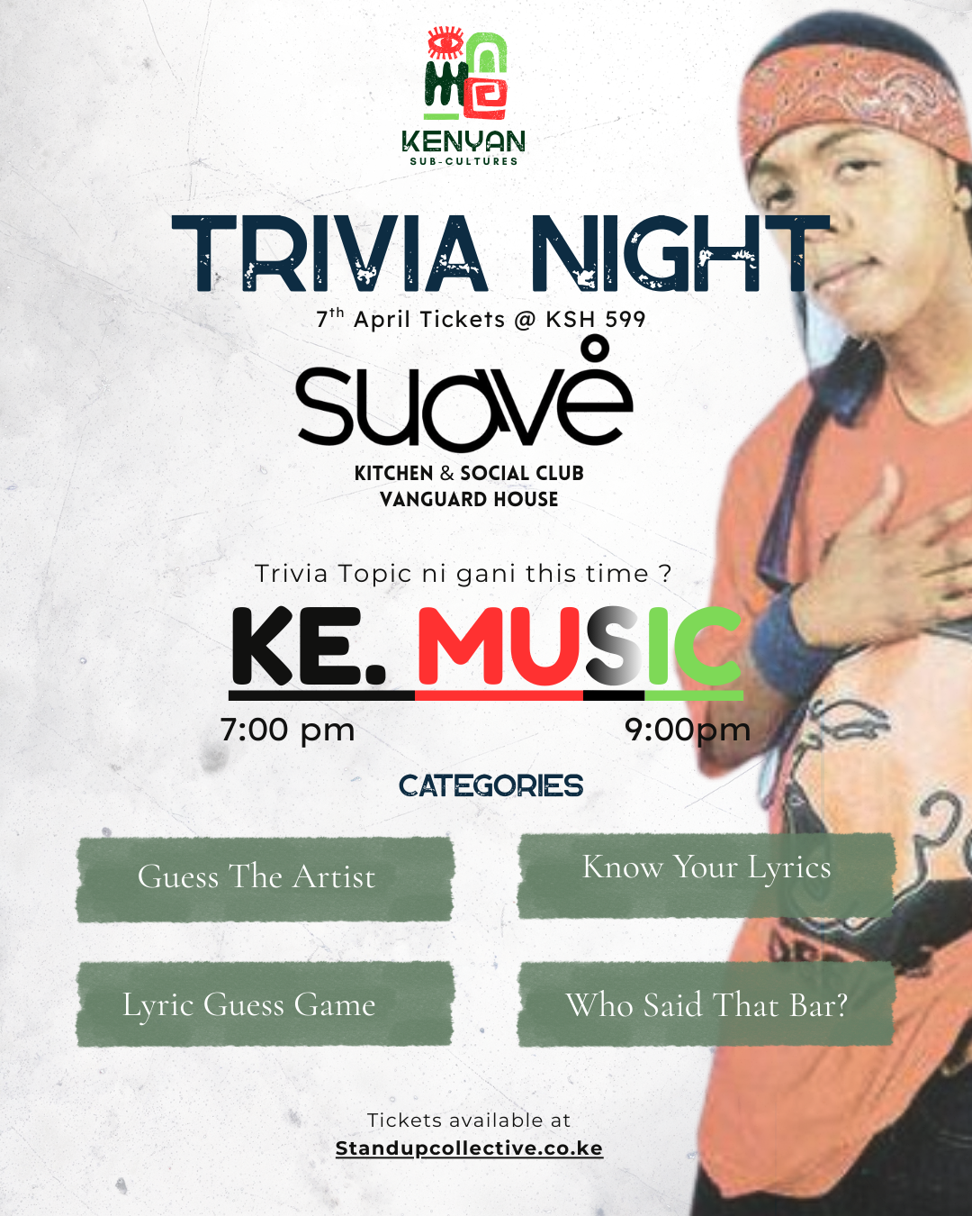WESTLANDS: TRIVIA NIGHT - KE Subcultures