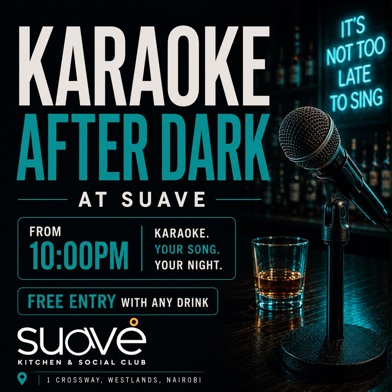 WESTLANDS: Karaoke After Dark 8th August