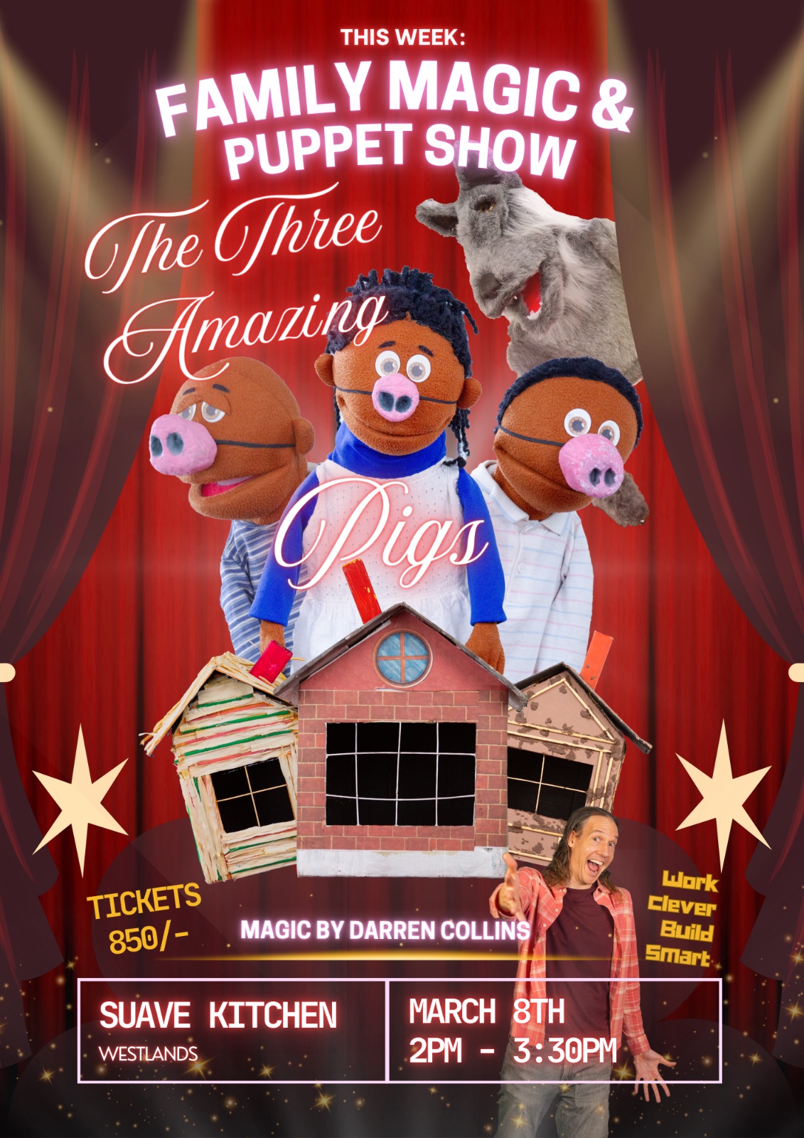 WESTLANDS: Family Magic and Puppet Show 8th March