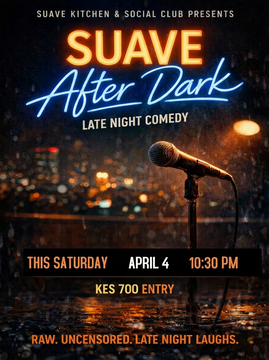 WESTLANDS : Suave After Dark 4th April