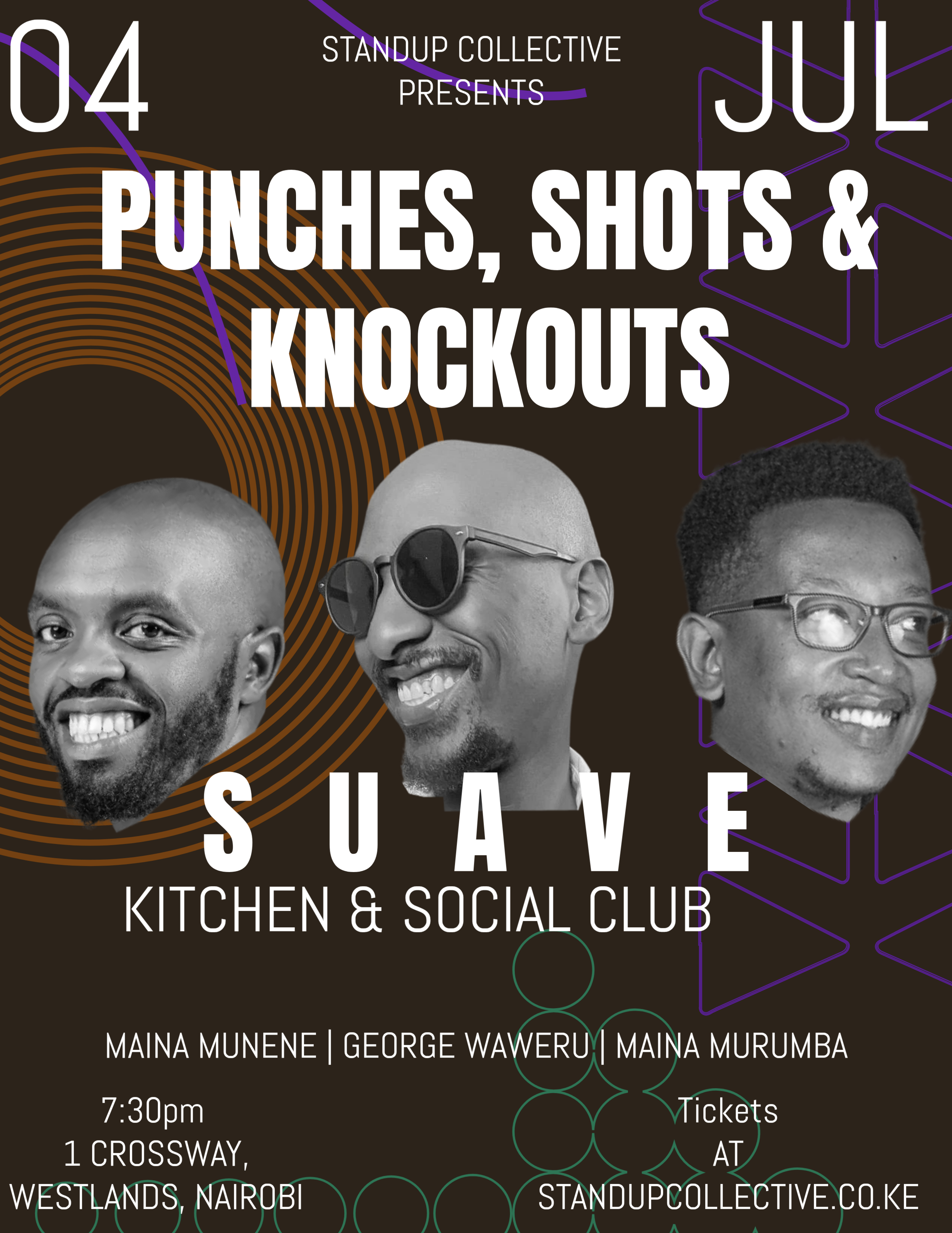 WESTLANDS: PUNCHES, SHOTS & KNOCKOUTS 4th July