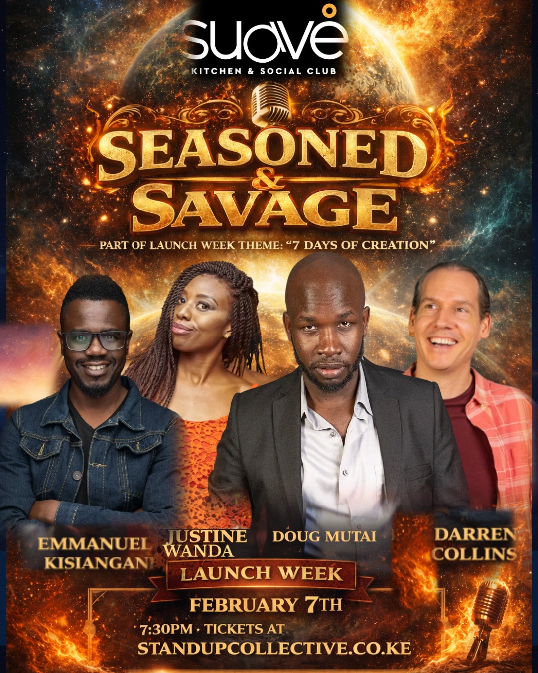 Suave Launch Seasoned and Savage 7th Feb