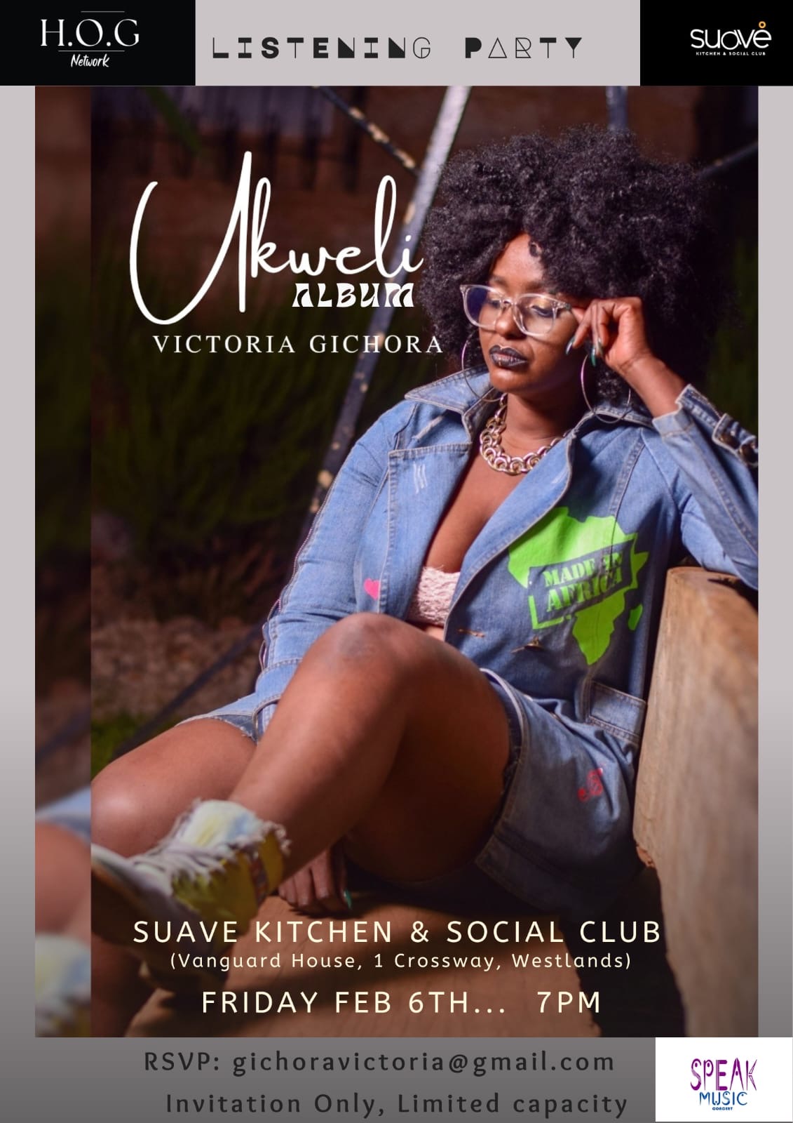 Suave Launch Victoria Gichora Listening Party 6th Feb