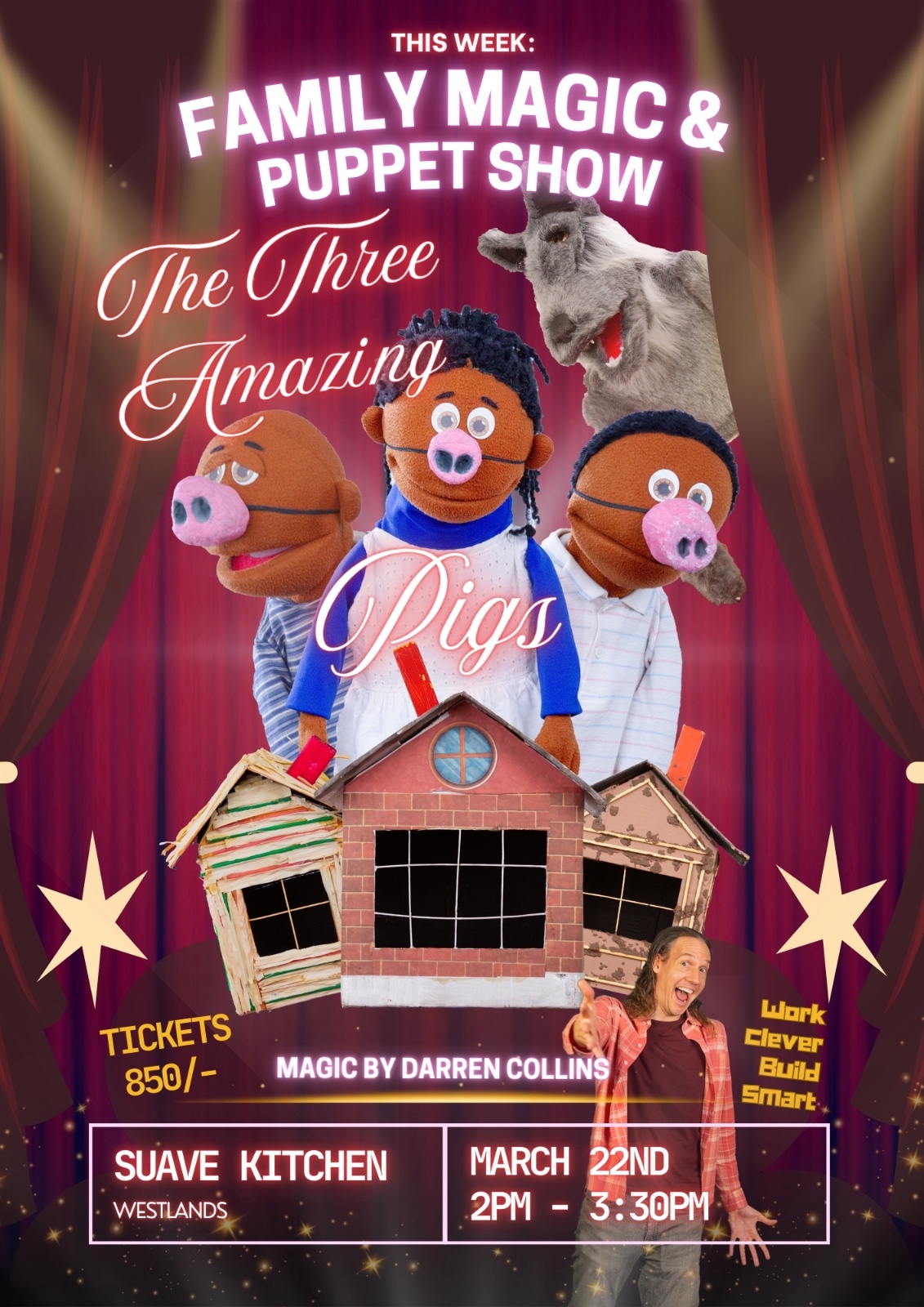 WESTLANDS : Family Magic & Puppet Show March 22nd
