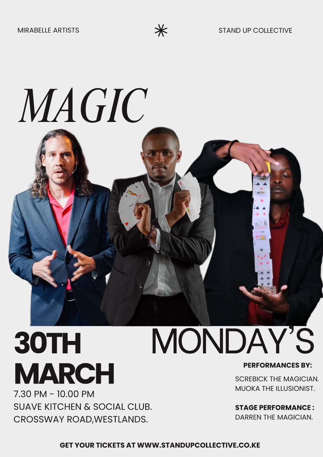 WESTLANDS : Magic Mondays