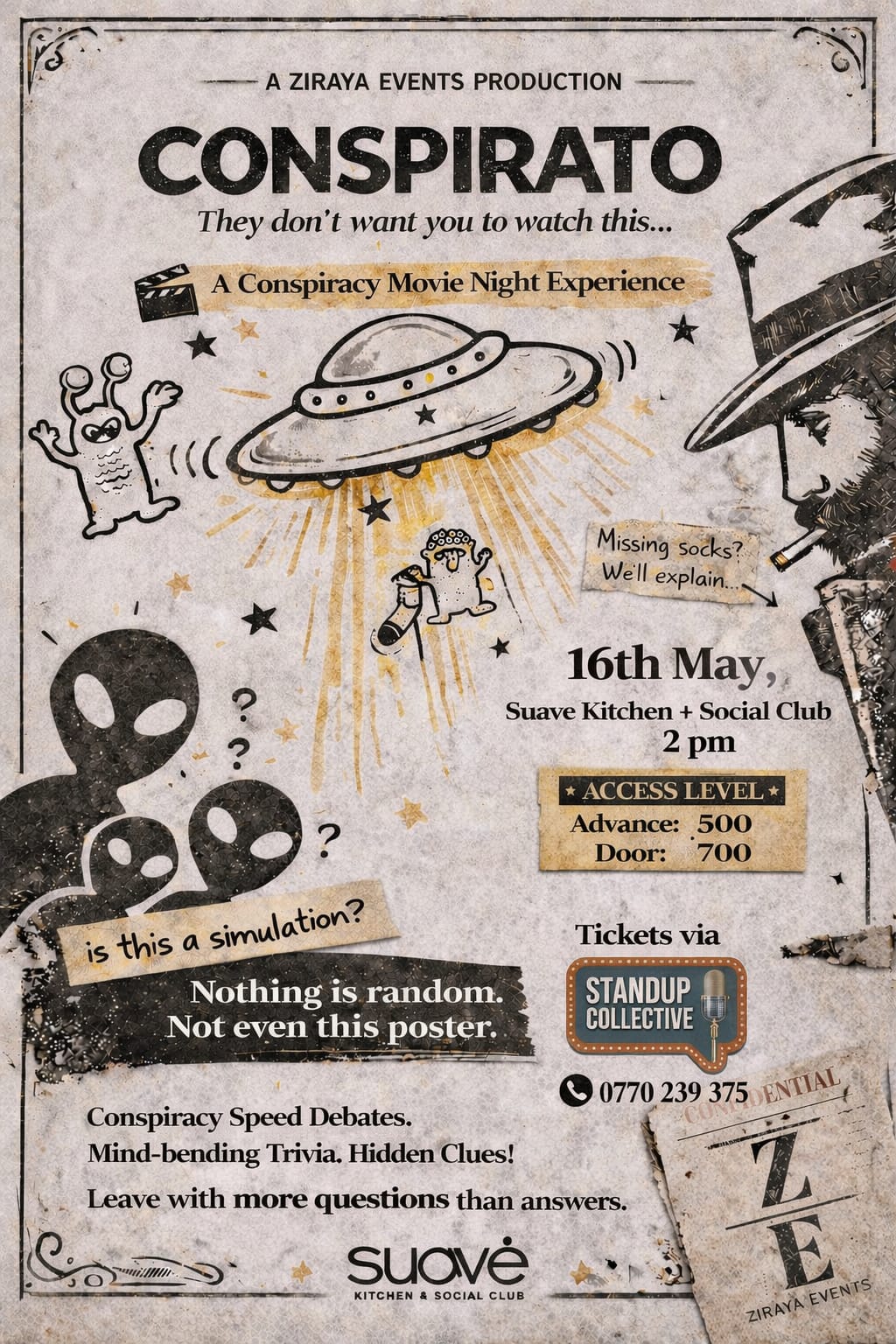 WESTLANDS: CONSPIRATO - TRIVIA AFTERNOON