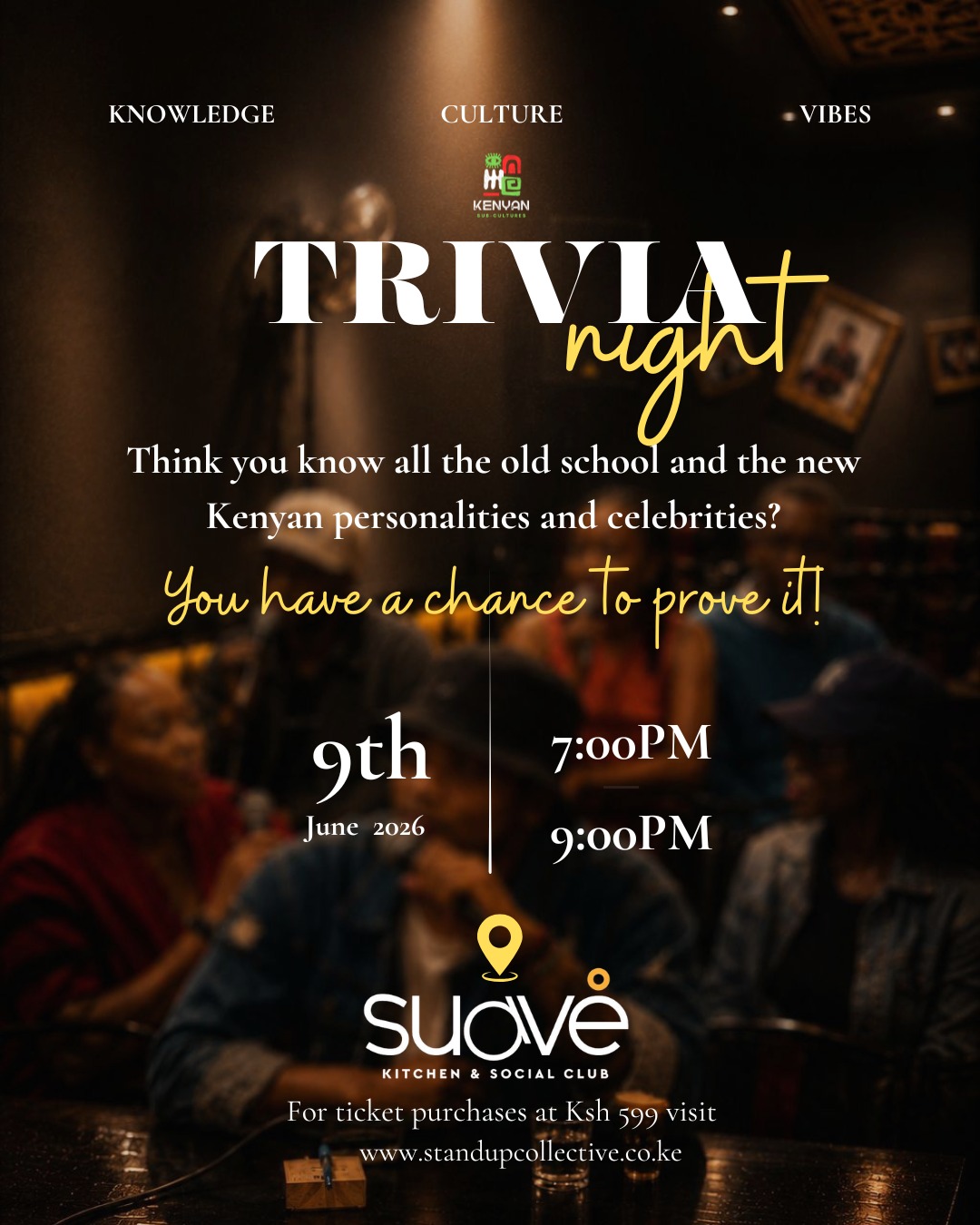 WESTLANDS : Trivia Night - KE subculture