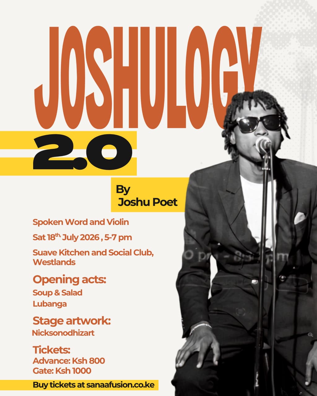 WESTLANDS: Joshulogy 2.0 18th July