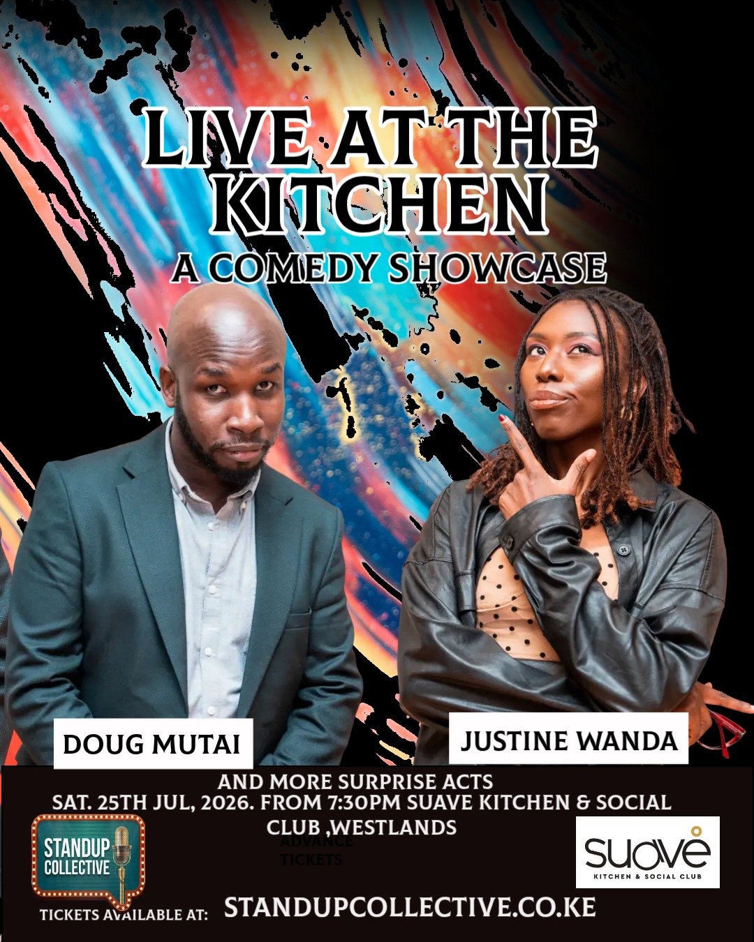 WESTLANDS: Live at the Kitchen: A comedy showcase 25th July