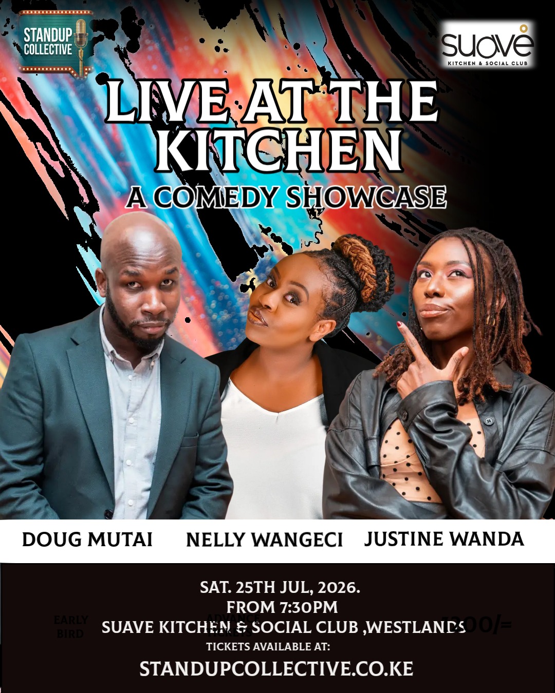 WESTLANDS: Live at the Kitchen: A comedy showcase 25th July