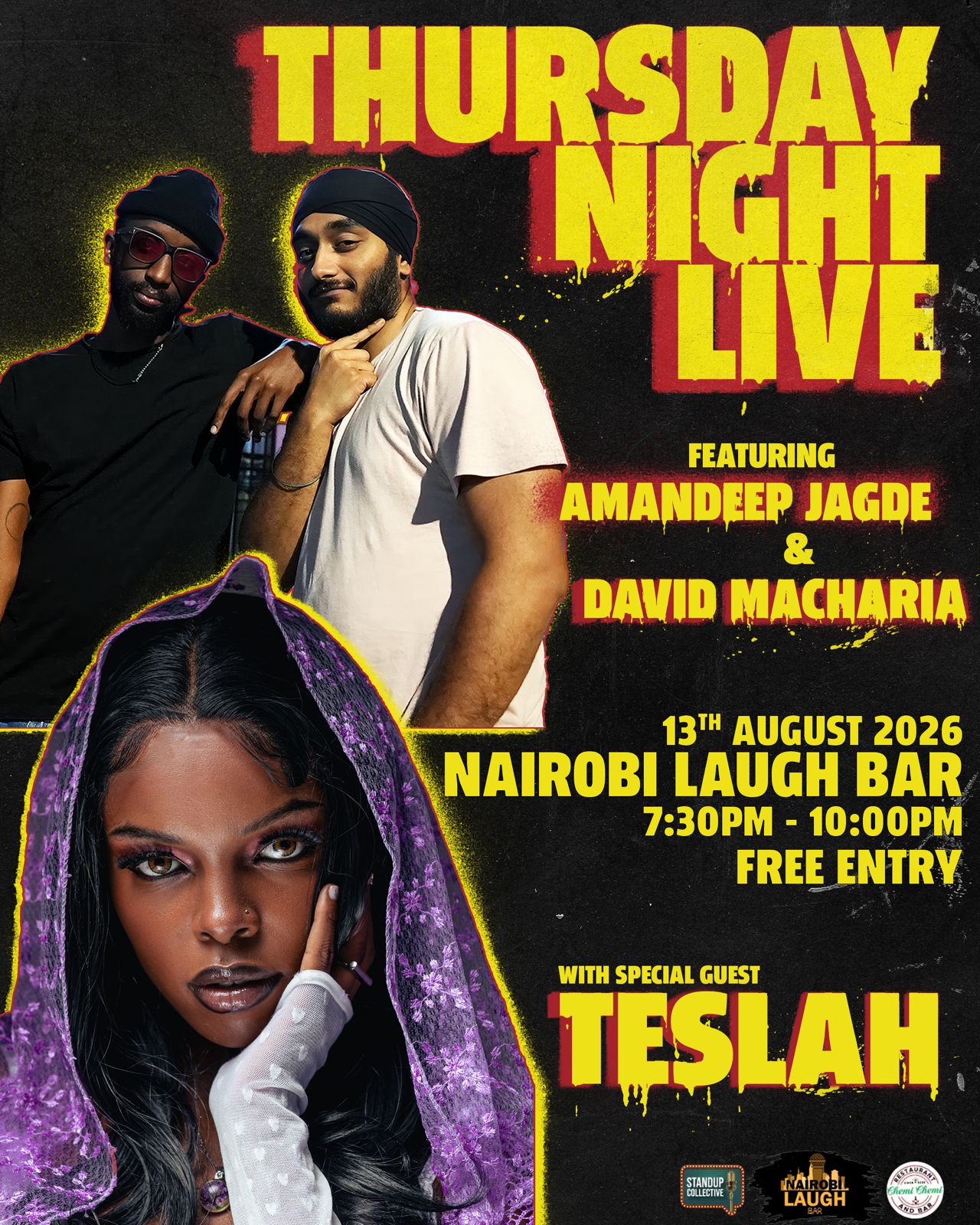 LAVINGTON: Thursday Night Live 13th Aug