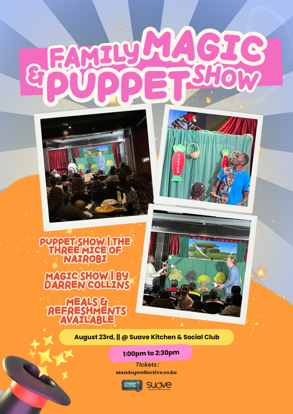 WESTLANDS: Family Magic & Puppet Show 23RD AUGUST