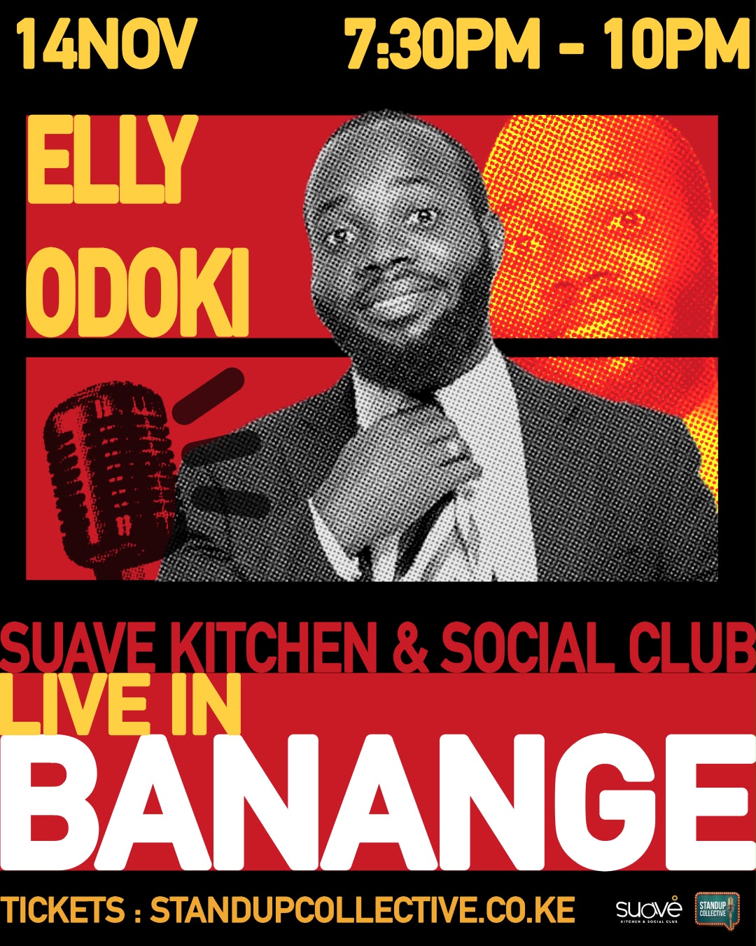 WESTLANDS : STANDUP COLLECTIVE PRESENTS Elly Odoki 14th November
