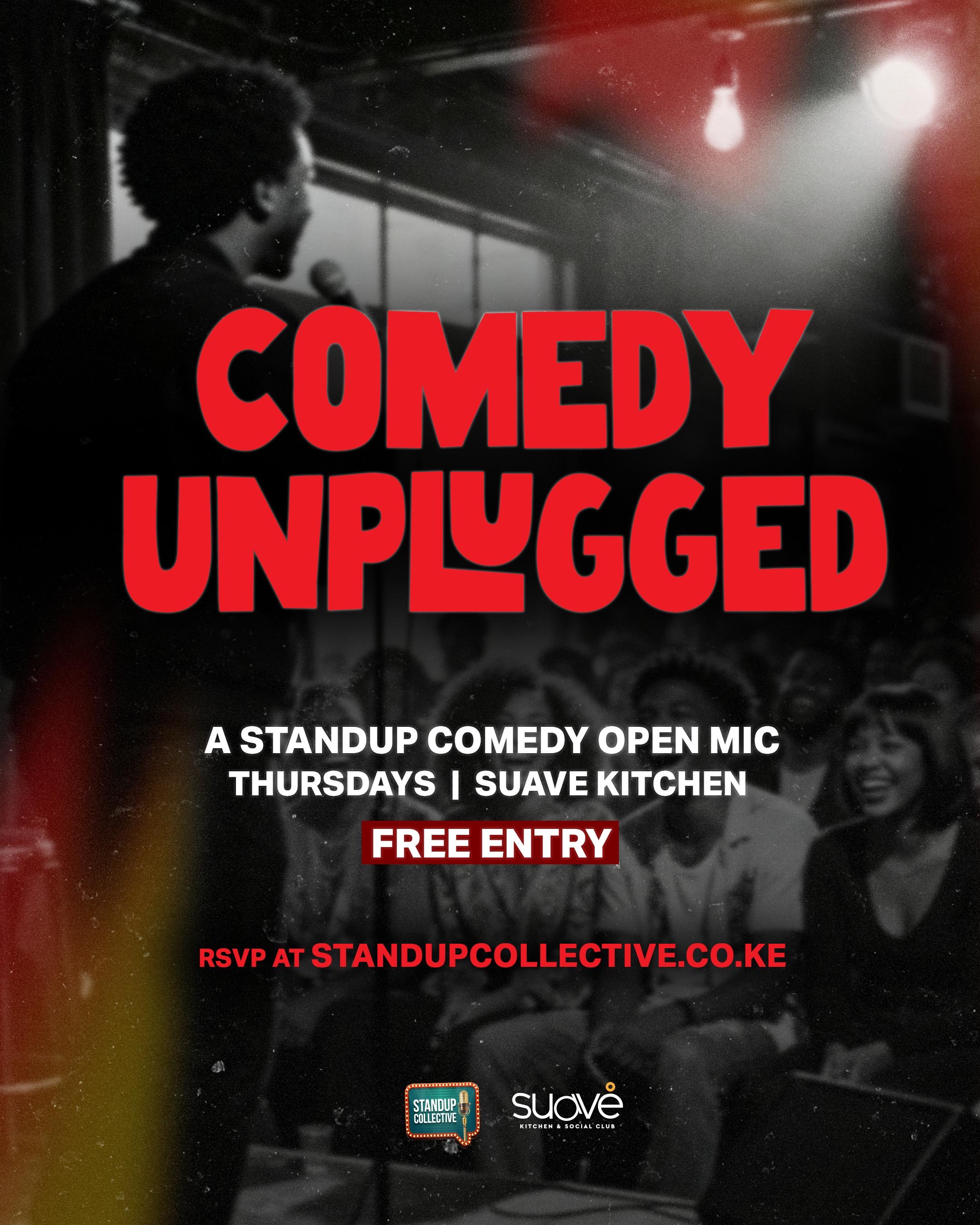 WESTLANDS : Comedy Unplugged 30th April