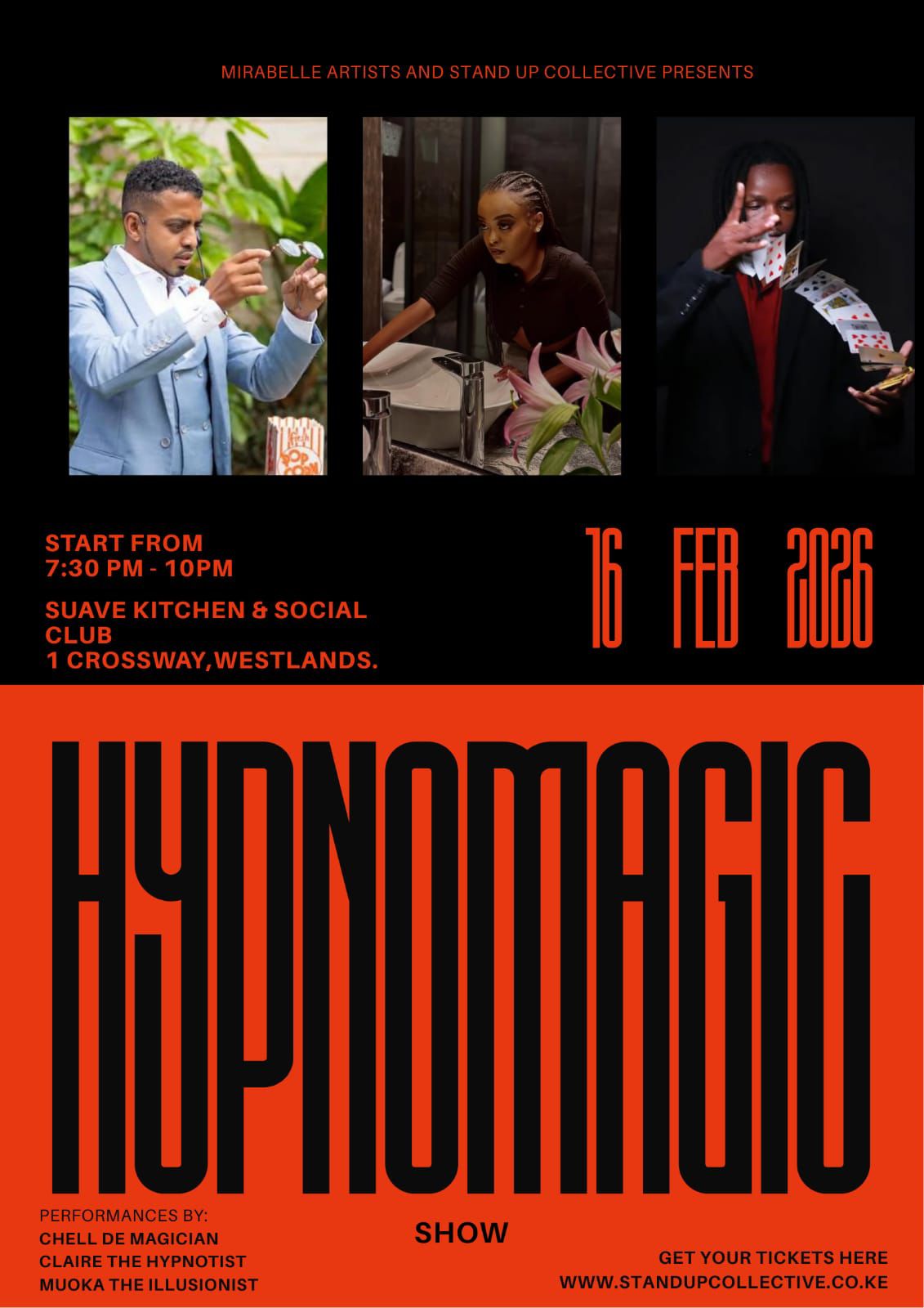 WESTLANDS: Hypnomagic 16th February