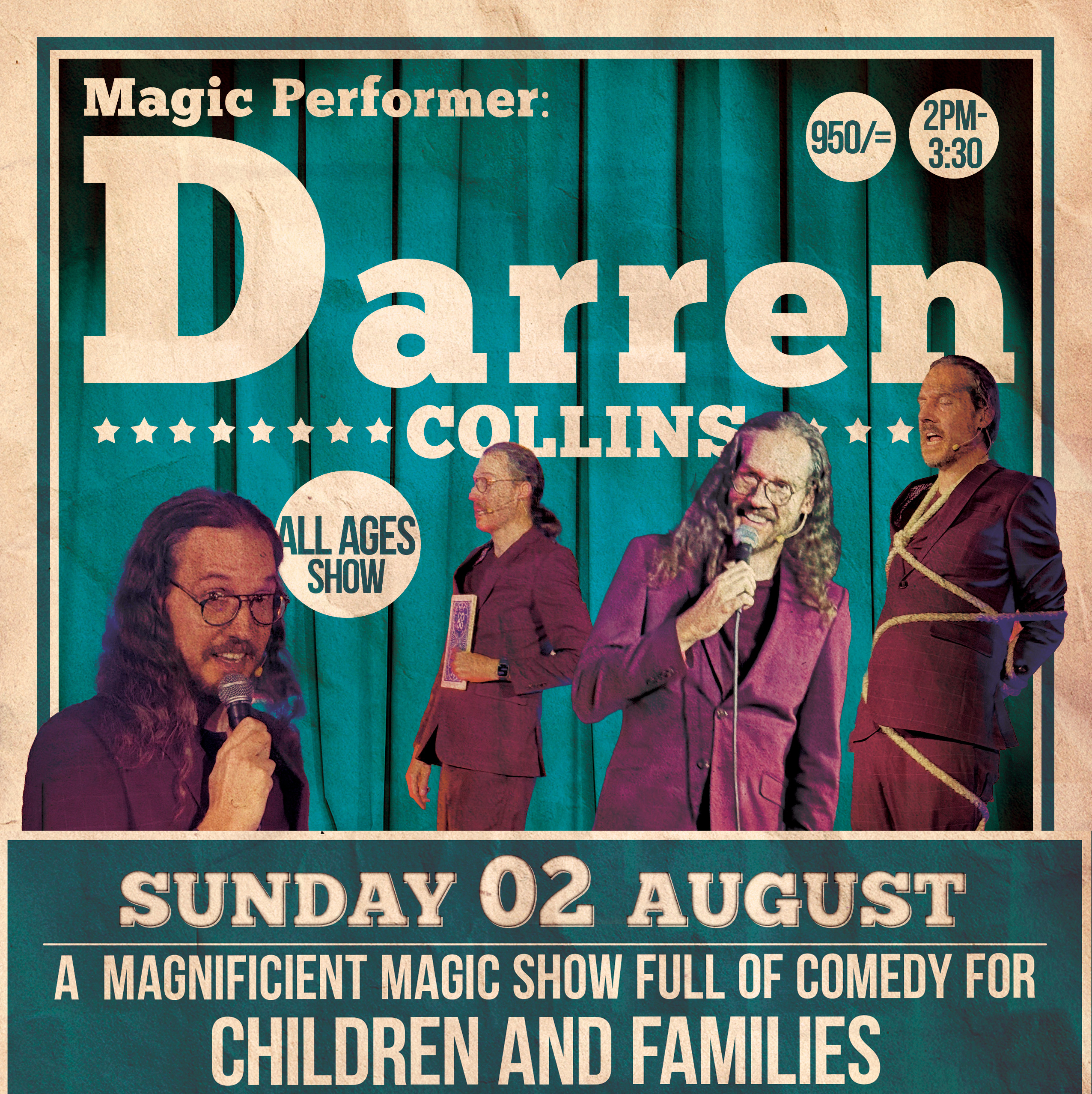 WESTLANDS: Family Magic Show 2nd Aug