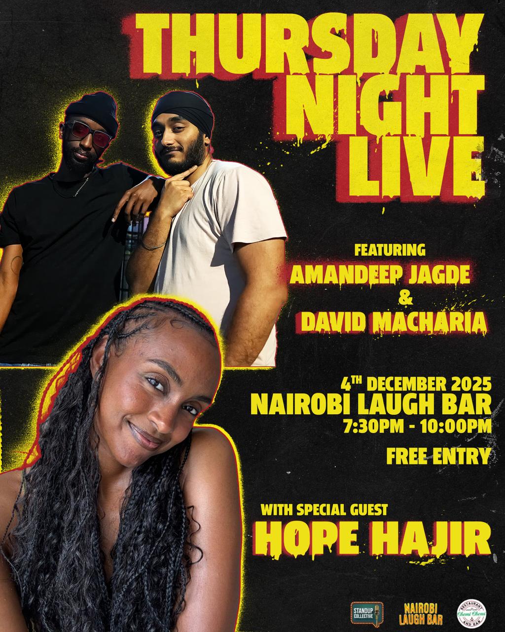 THURSDAY NIGHT LIVE 4TH  DEC